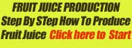 fruit juice production